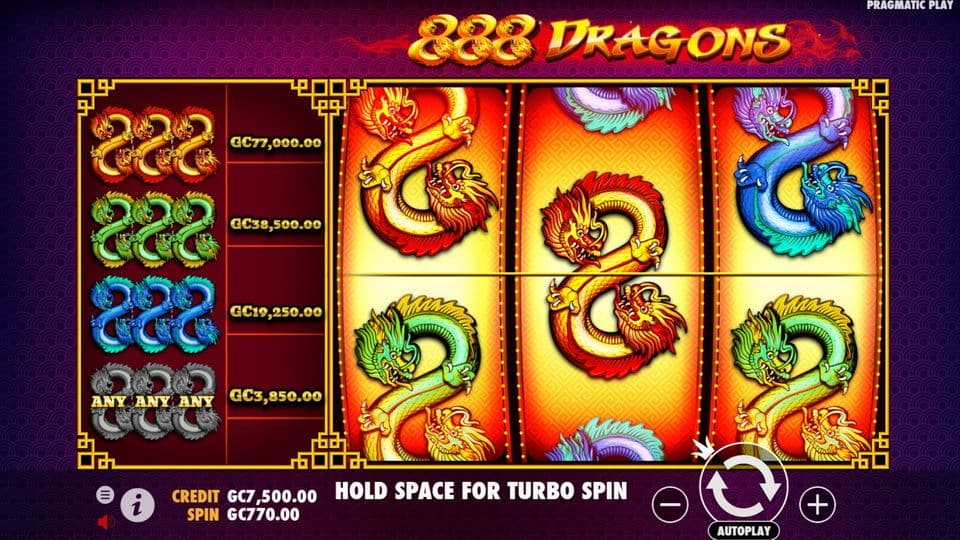 Naga Pembawa Hoki Bernuansa Klasik Oriental di 888 Dragons