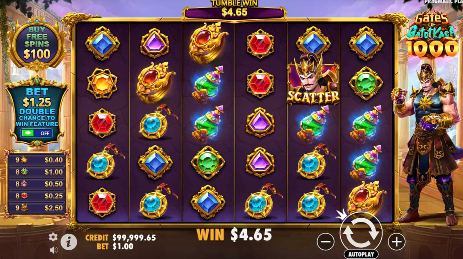 Keajaiban Sang Ksatria Petir di Gates of GatotKaca 1000 OLE777