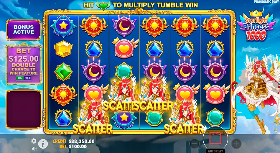 Cahaya Bawaa Cuan Keberuntungan di Starlight Princess 1000